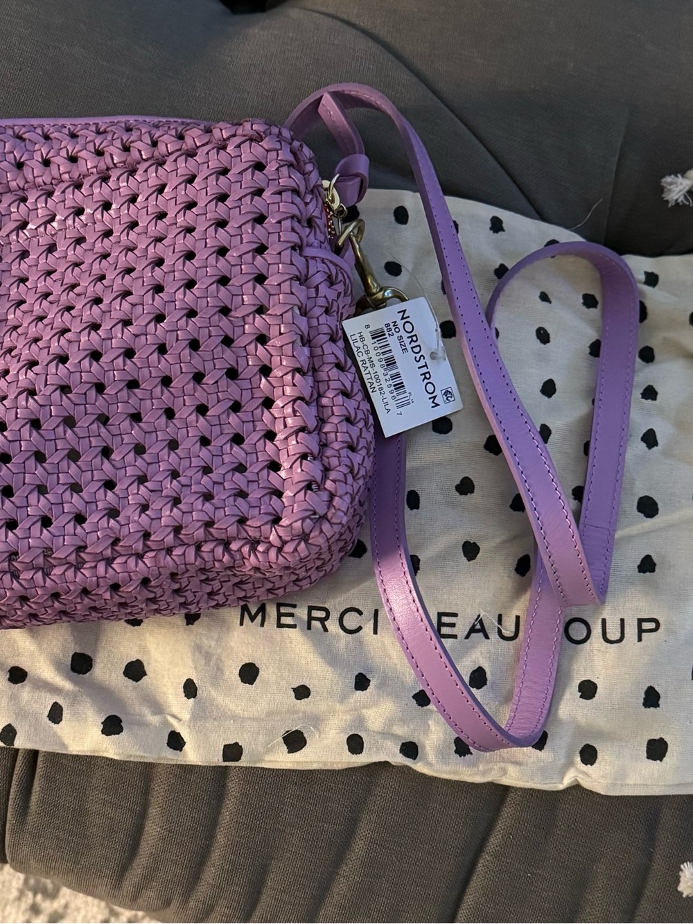 Wild Thistle Clare V. Midi Sac, Woven Crossbody Bag - NWT. - Picture 5 of 6